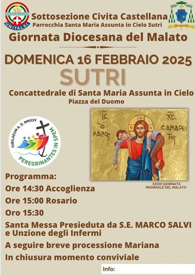 Giornata Diocesana del Malato 16/02/2025